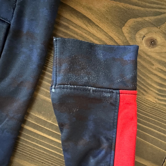 Boys New England Patriots NFL Hoodie Camo Blue Red Youth M 10/12 - Picture 5 of 9